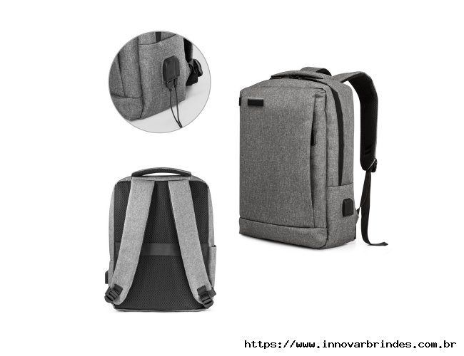 Mochila para notebook15.6" em 300D