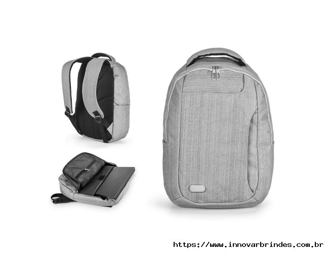 Mochila para notebook at 14'' em polister 600D