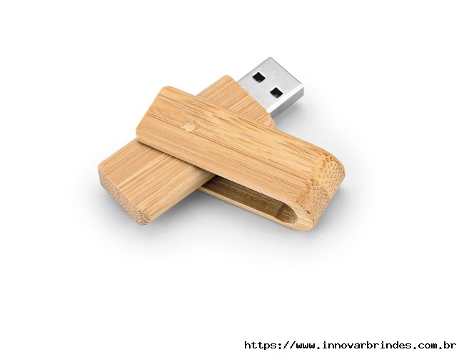 Pen drive em bambu 16G